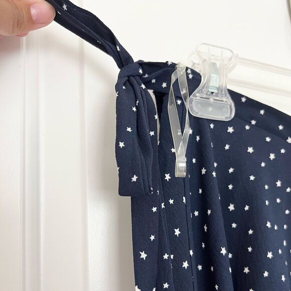 Navy wrap skirt with white stars - Picture 4 of 5